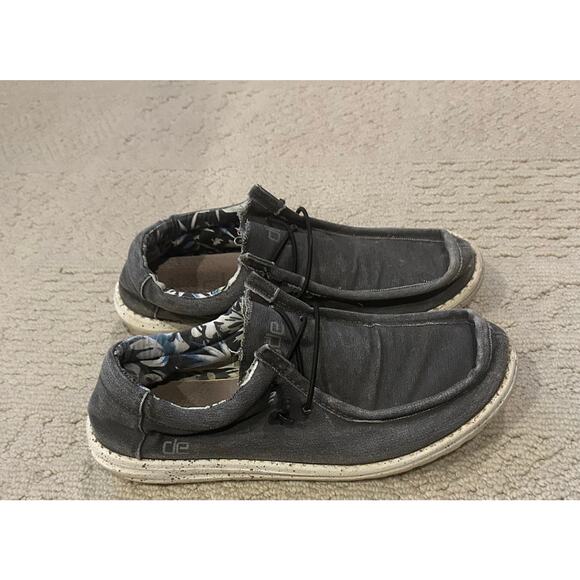 Hey Dude Wally Stretch Black Slip On Shoes Sz. 10 - Picture 6 of 8